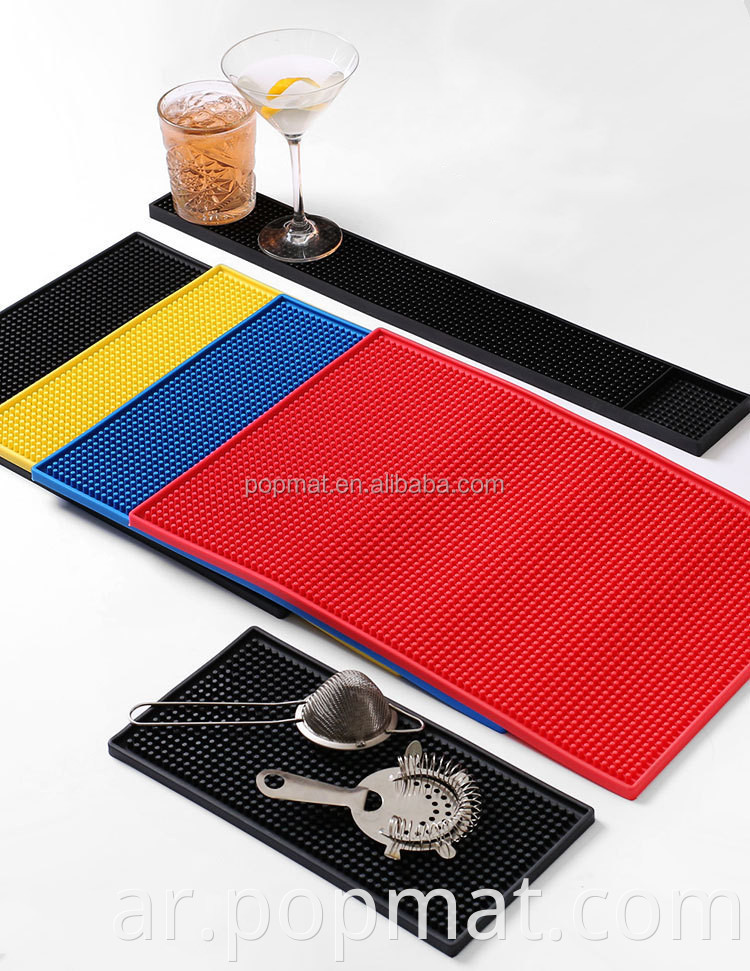 المصنع يوفر مباشرة الجدول المخصص الرخيصة PVC BAR MAT